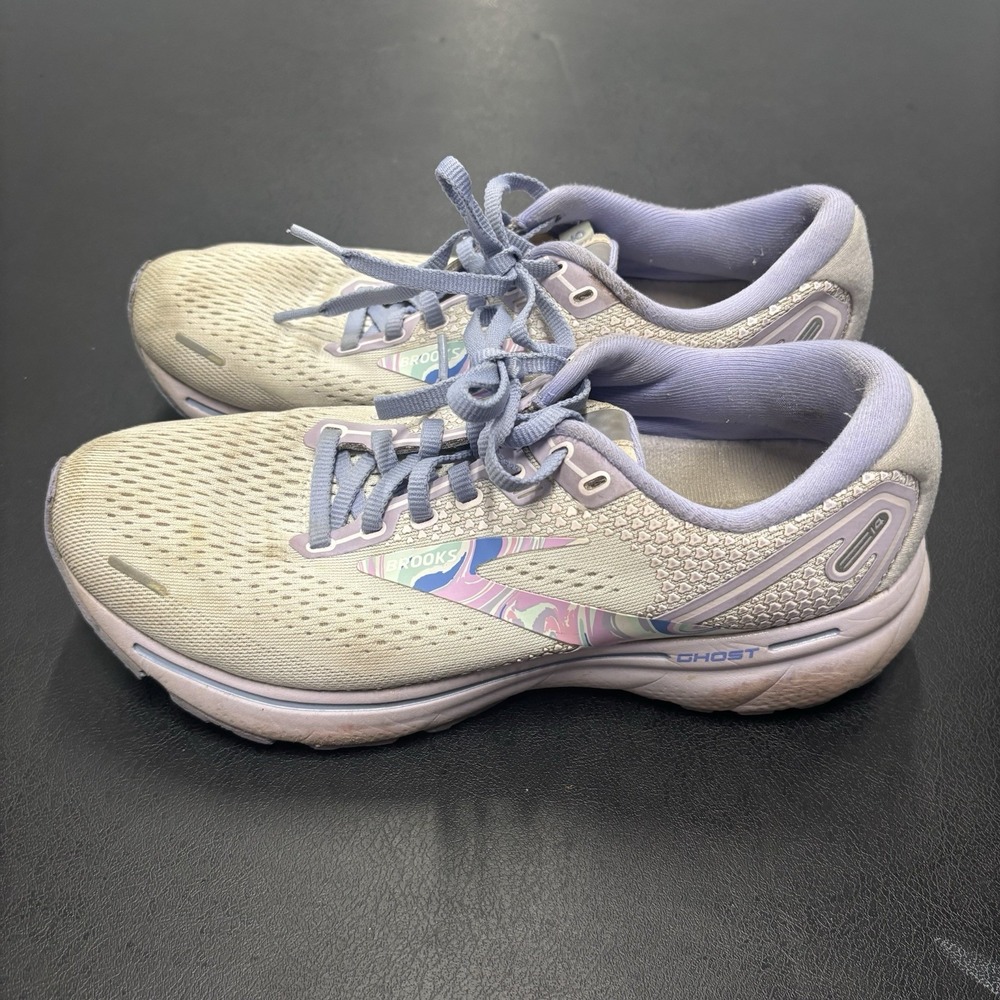 Brooks Ghost 14 Empower Her Women's Running Shoes Sz 8.5‎ Lilac Gray 1203561B156